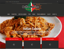 Tablet Screenshot of bellamarino.com